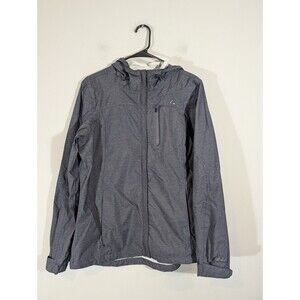 Paradox‎ Jacket Men Sz L Grey Waterproof Breathable Rain Hooded Outdoor